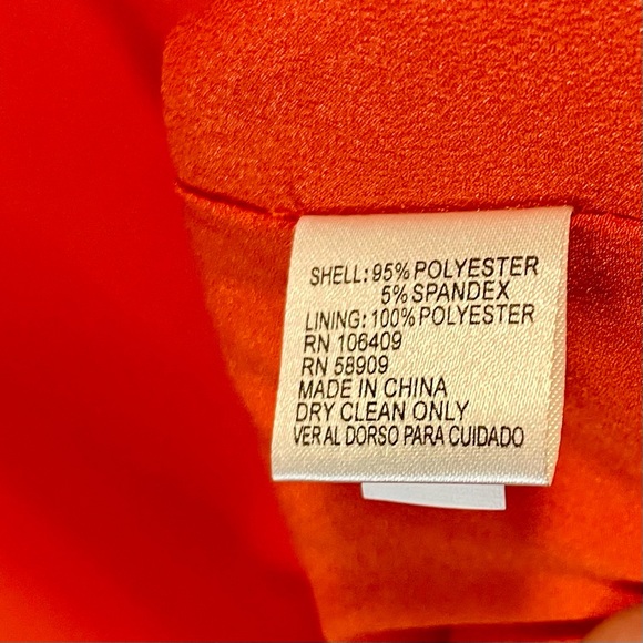 NWT Cremieux sleeveless Orange knee length Sylvie dress, size 6 from Dillard’s - Picture 8 of 9